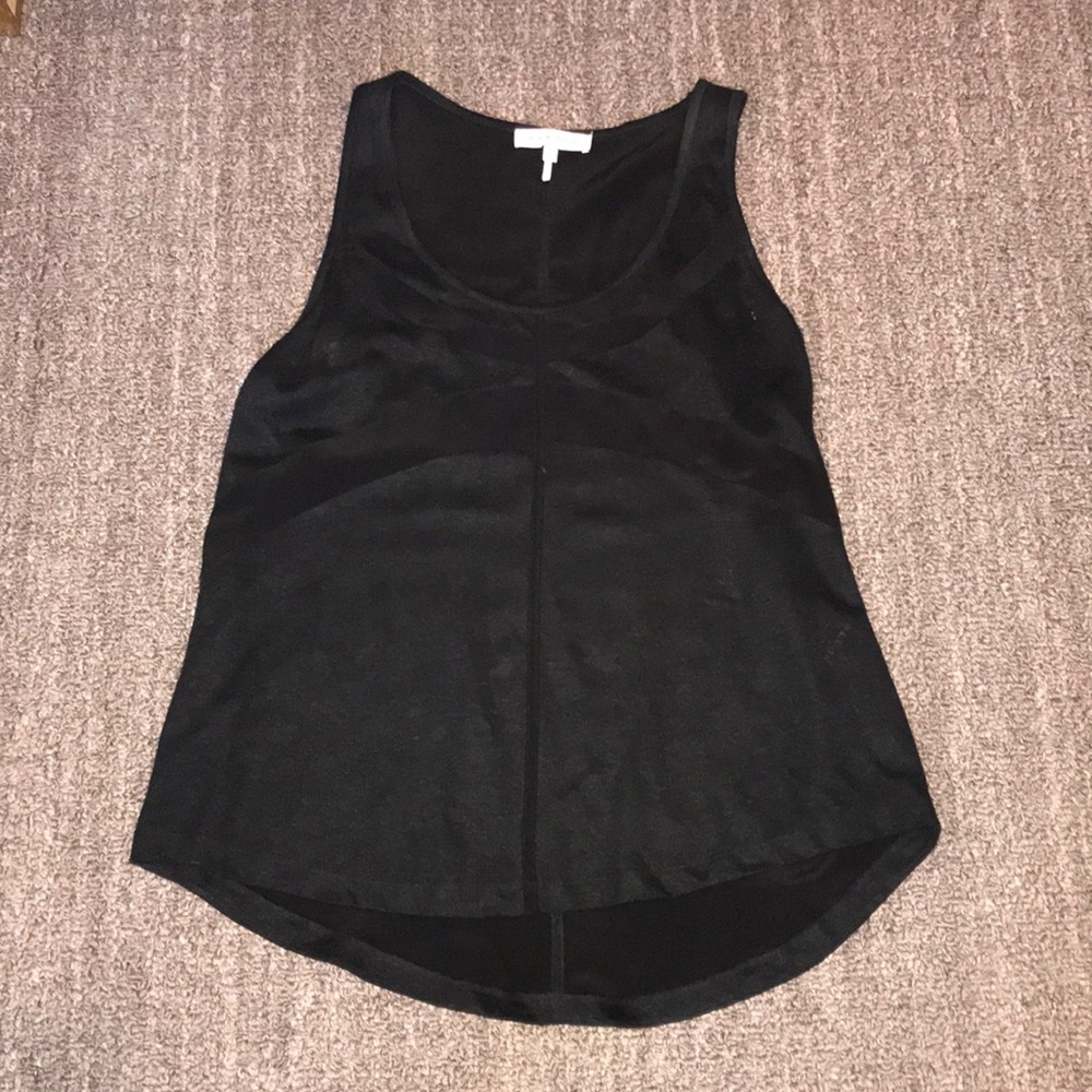 sandro black tank top